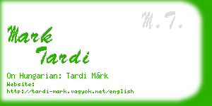 mark tardi business card